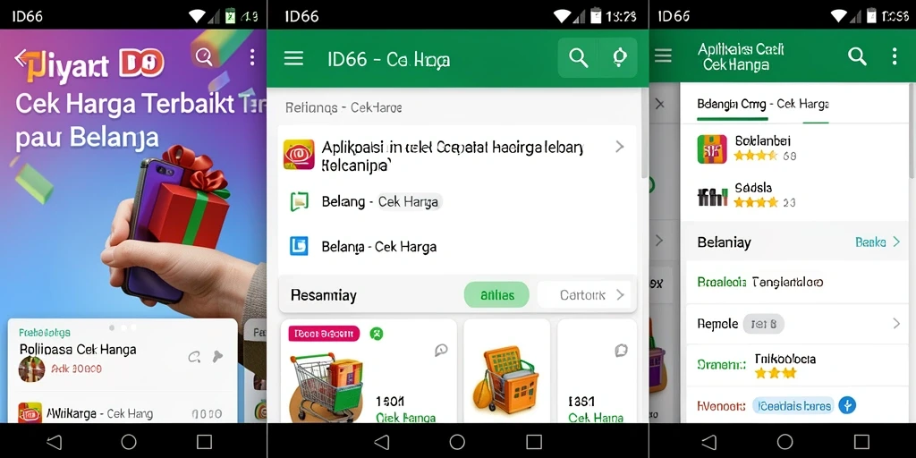 Tampilan antarmuka aplikasi Cek Harga ID66 yang menarik dan mudah digunakan.