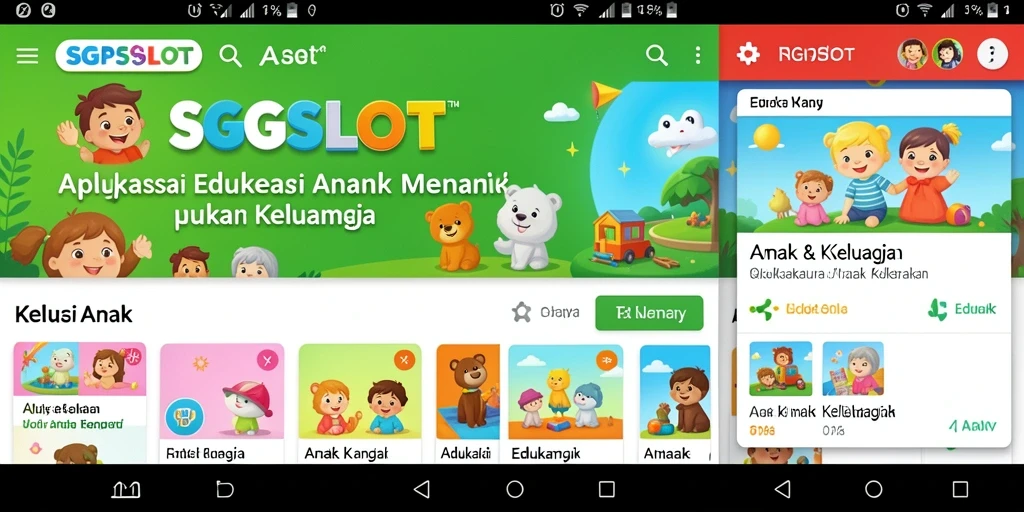 Antarmuka interaktif SGPSLOT untuk belajar sambil bermain.